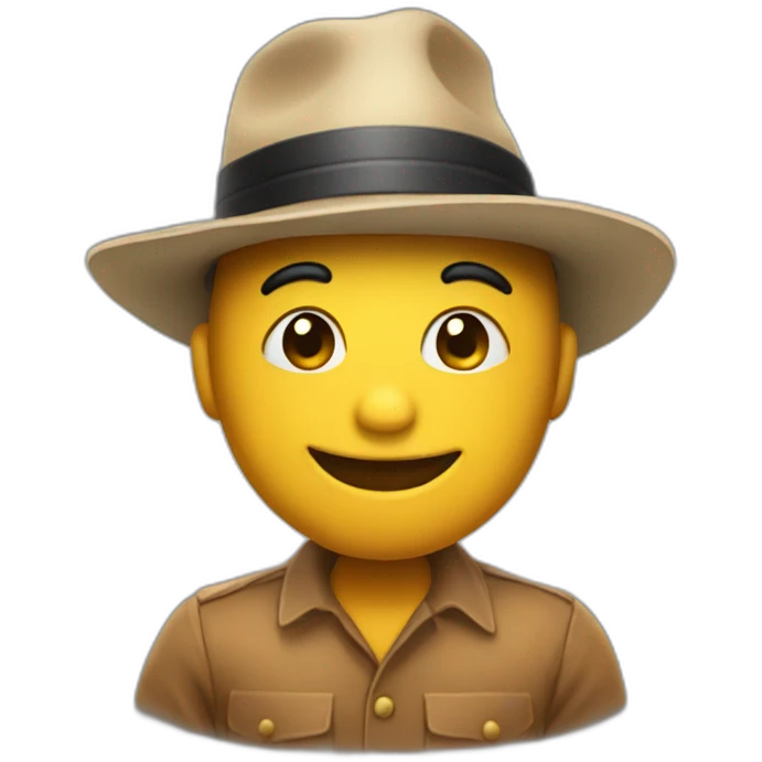 a willy wearing a hat emoji