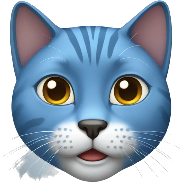 Blue Russian cat emoji
