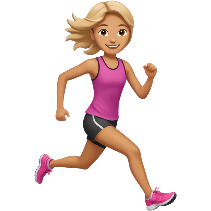 run girl emoji