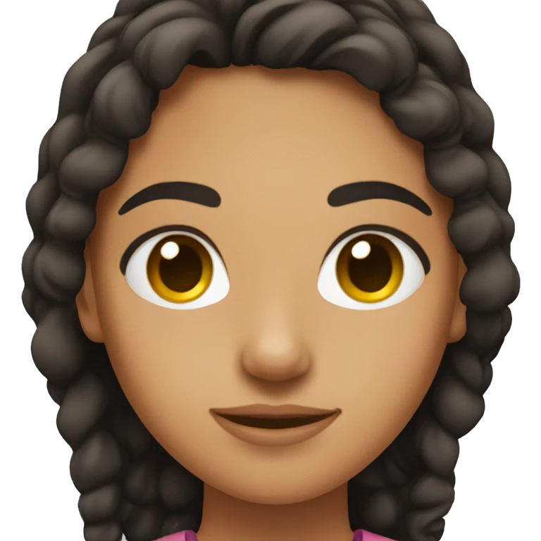 Hispanic teenage girl emoji