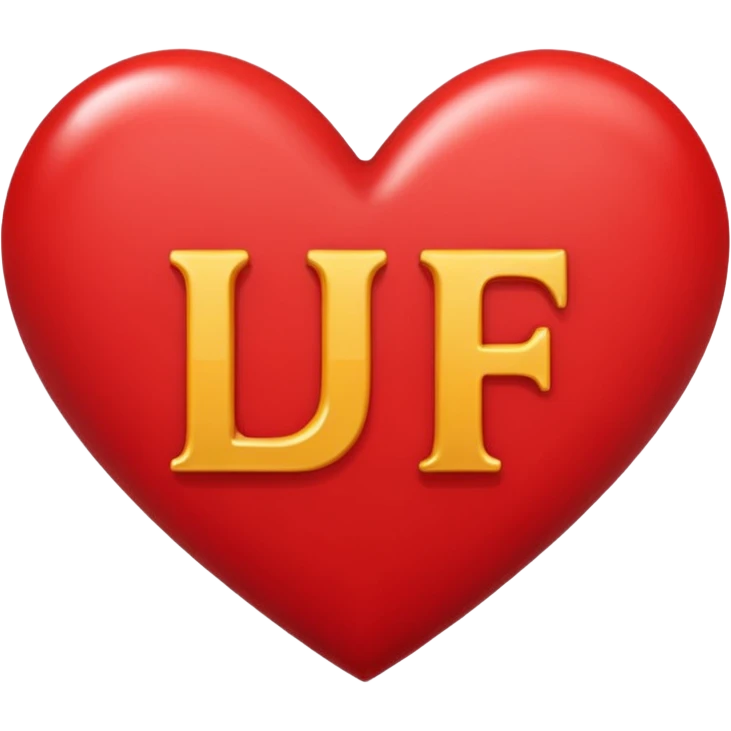 The letters and addition sign l + f in a heart emoji
