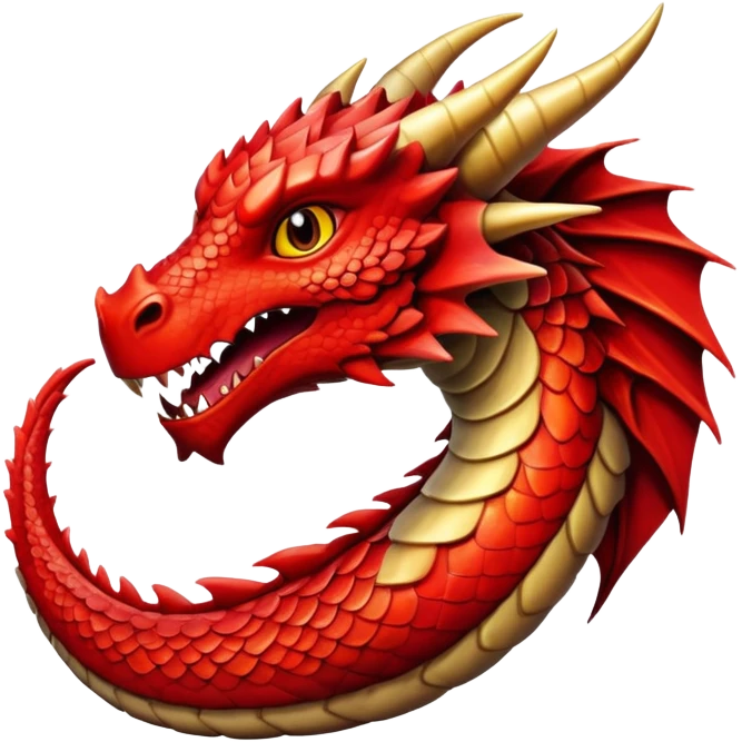 Red dragon  emoji