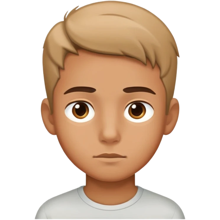 a boy side eyeing emoji