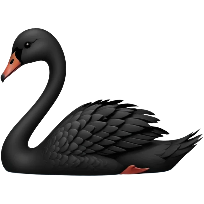 Black swan emoji