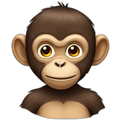 Teenage monkey emoji
