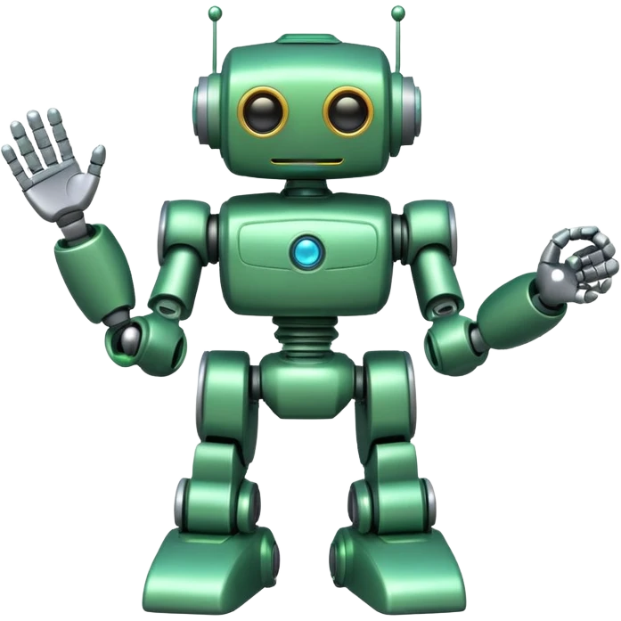 Jet-arm green,Toy Robot. emoji