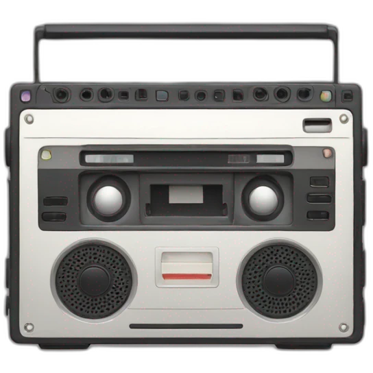 Cassette player emoji