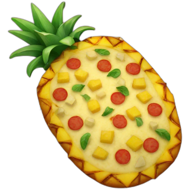 pineapple on pizza emoji
