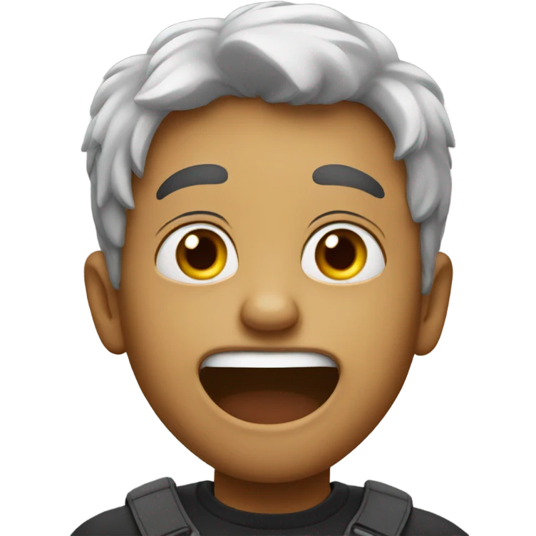 Crazy boy emoji