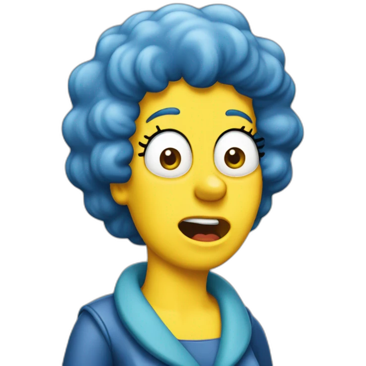 Marge simpson emoji