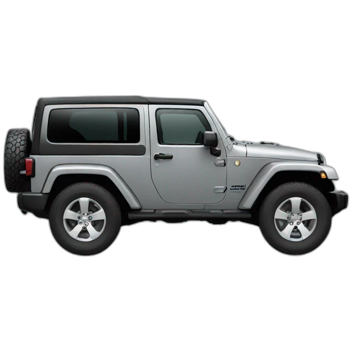 jeep wrangler gray  emoji
