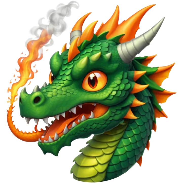 Stinky dragon emoji