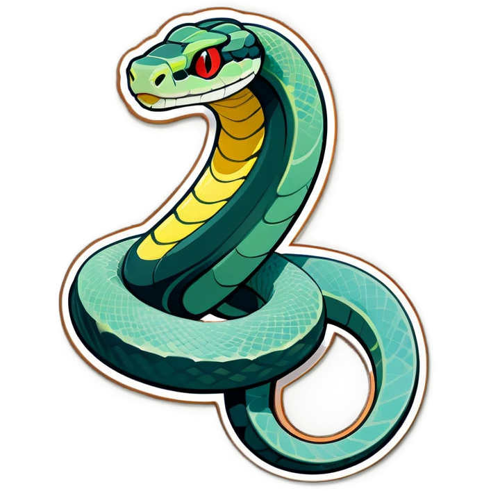 academician snake emoji