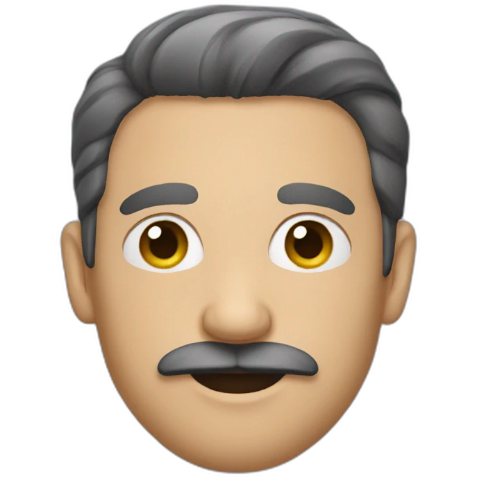 men with mustache emoji