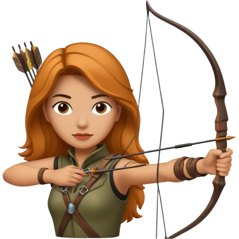 Woman hunter emoji