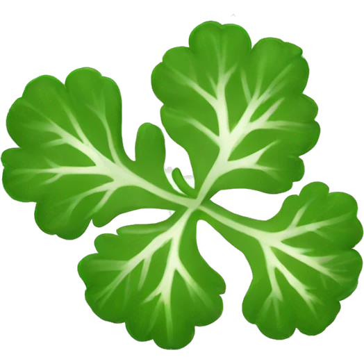 Cilantro leaf emoji