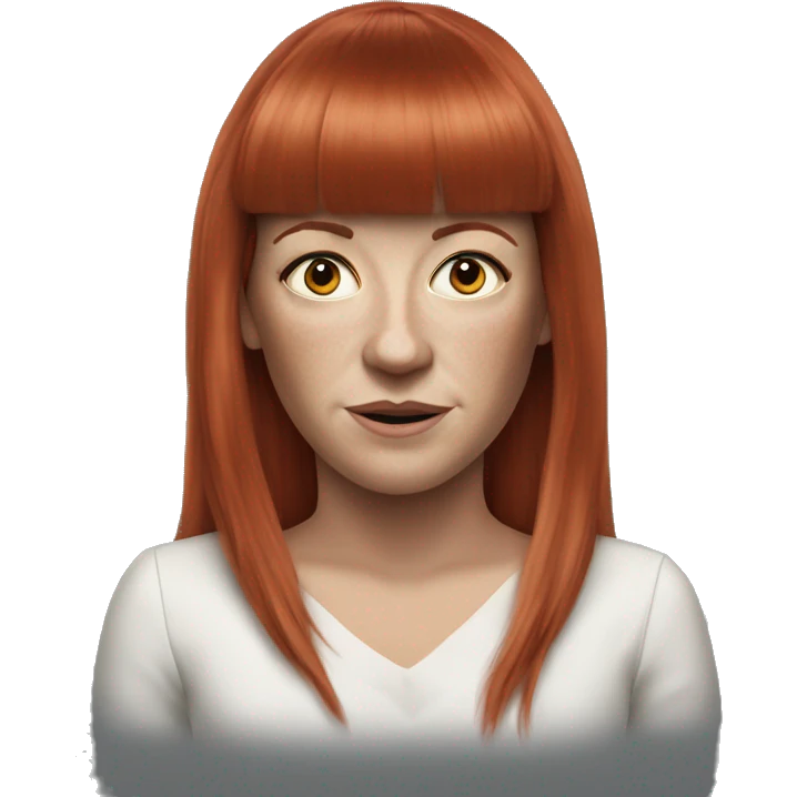 Andrea Arnold director red hair british 60 bangs emoji