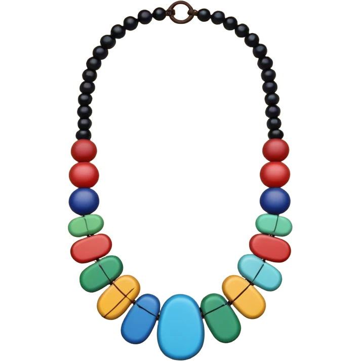 hippie necklace emoji