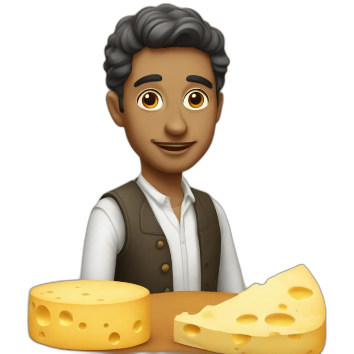 Samy Pessé the cheese lover emoji