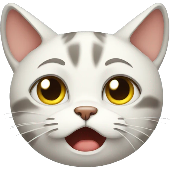 confused crying cat emoji