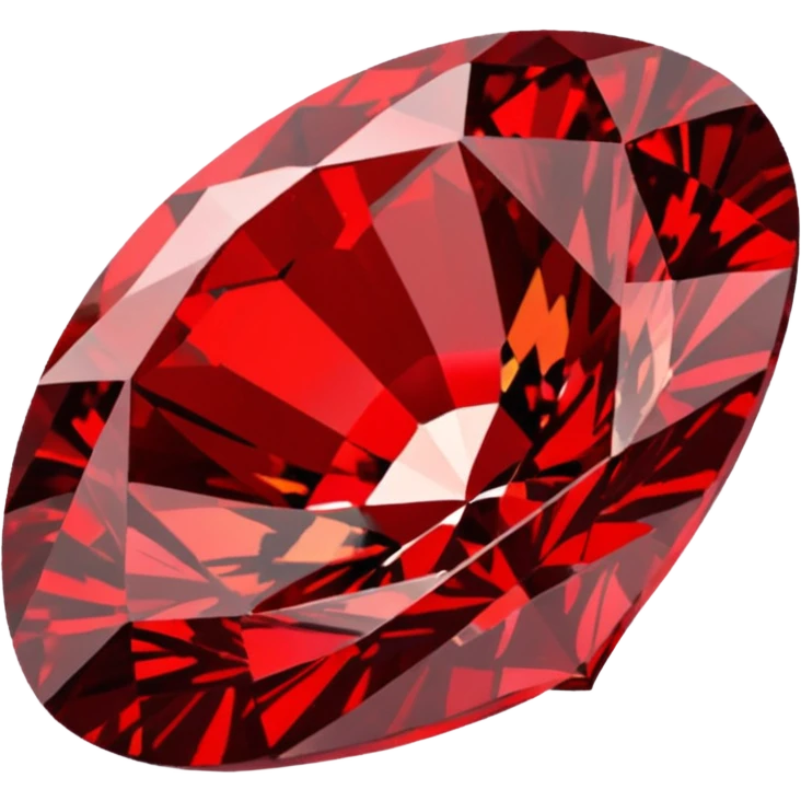 red shiney diamond emoji emoji