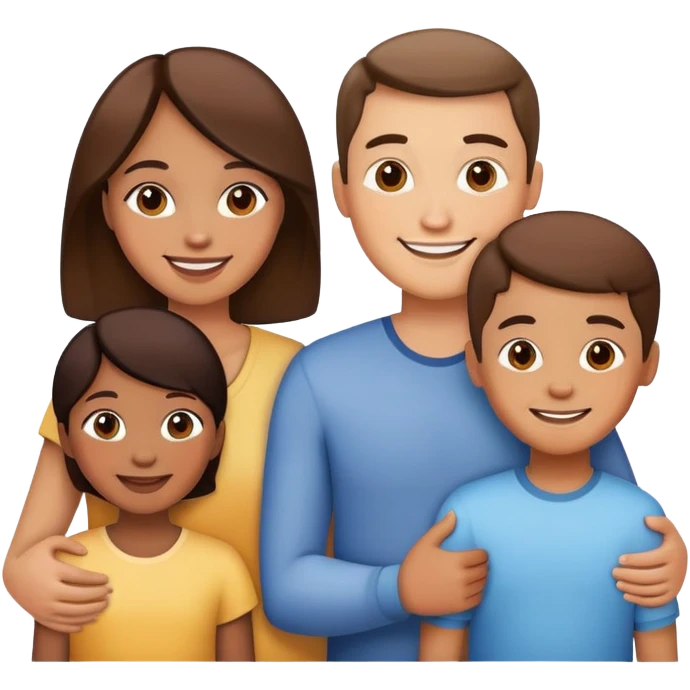 family of four emoji