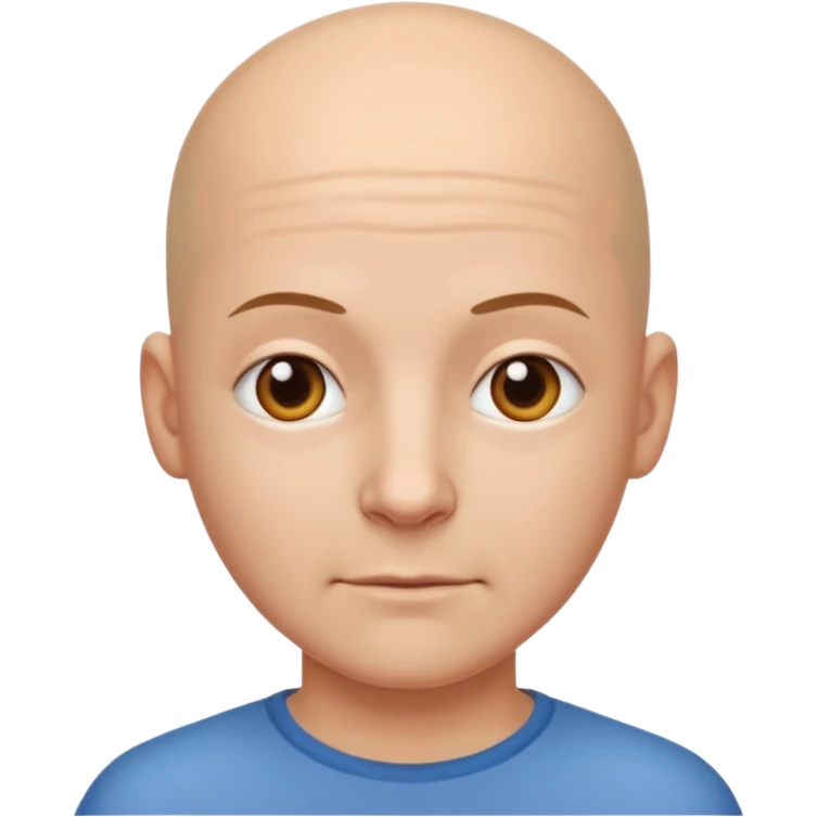 Bald emoji