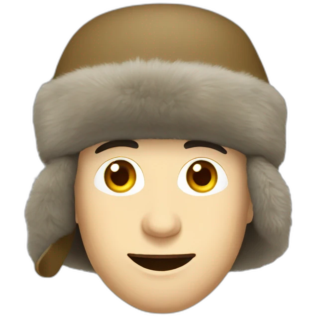 Russia ushanka-hat emoji