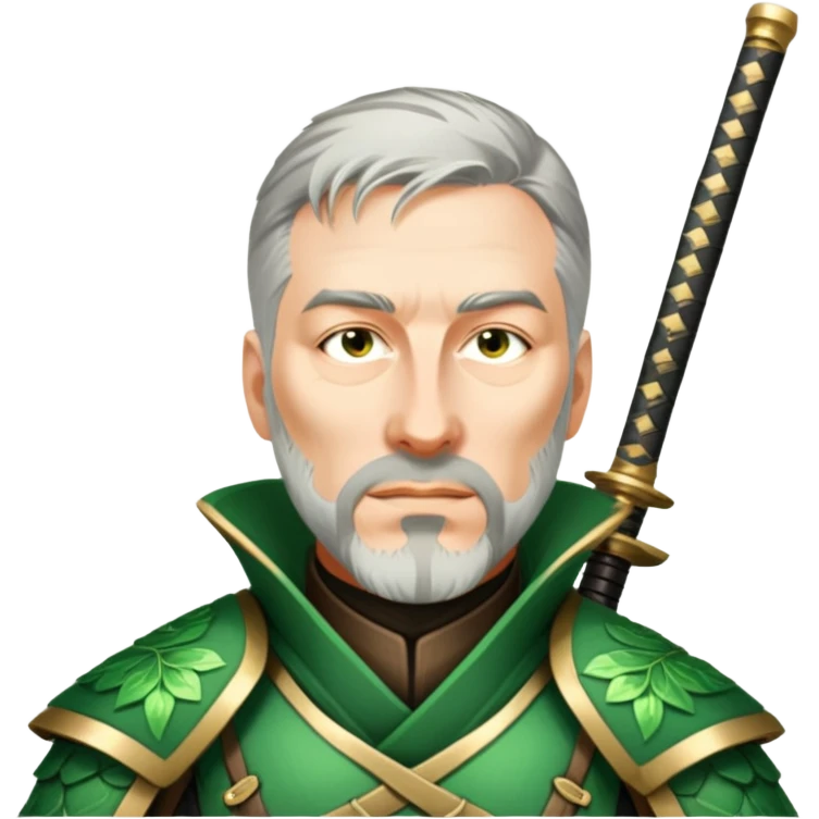 Emerald Samurai emoji