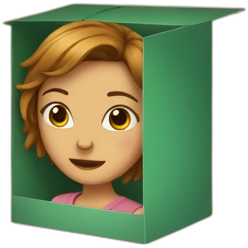girl in the box emoji