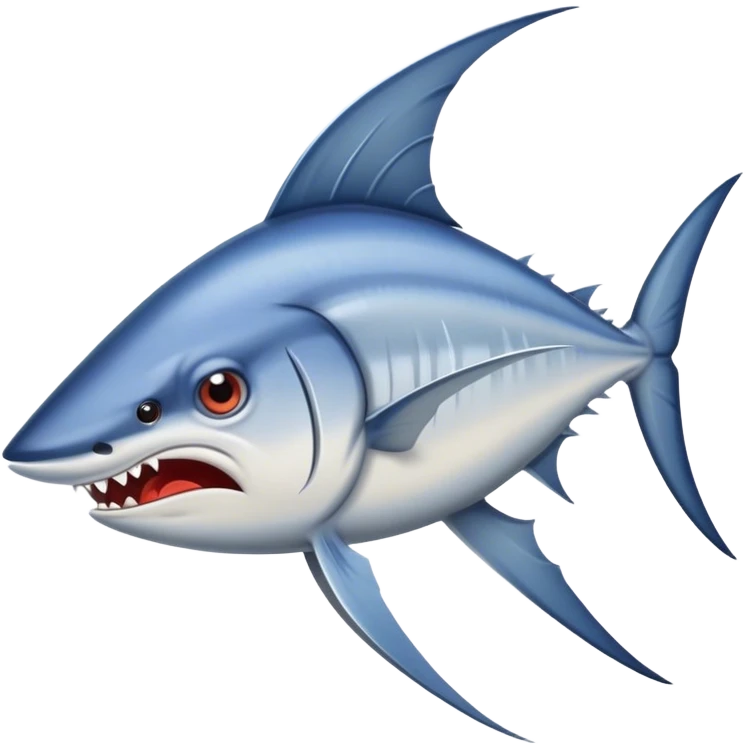 Angry swordfish emoji