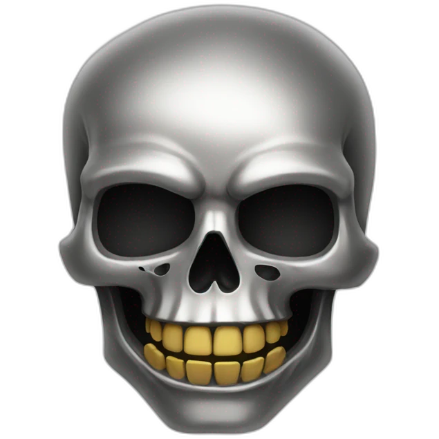 metal skull emoji