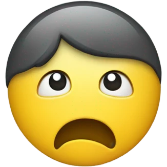Shivering yellow circle emoji emoji