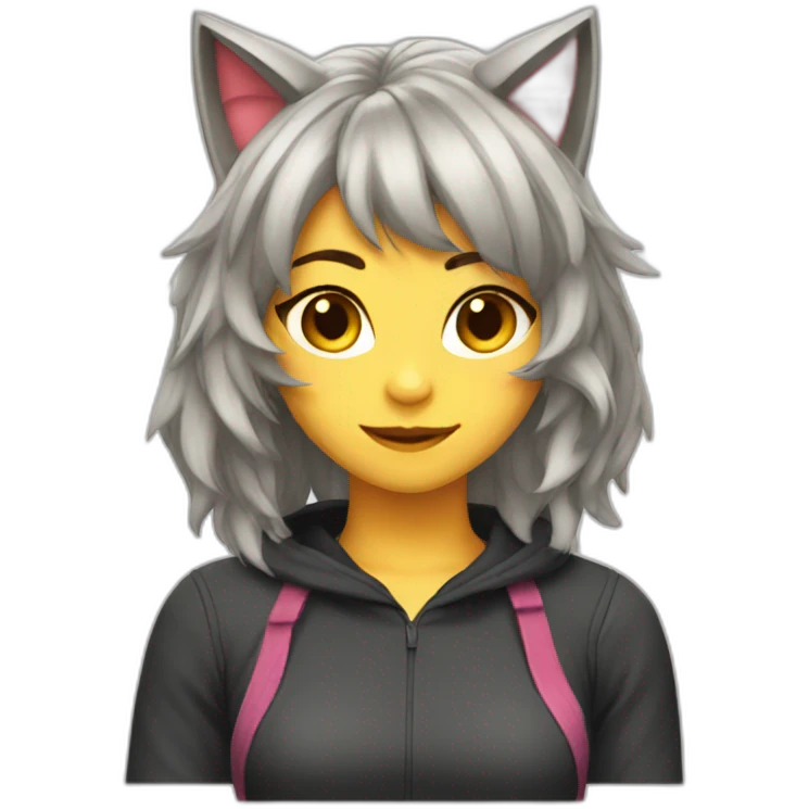 hot catgirl emoji