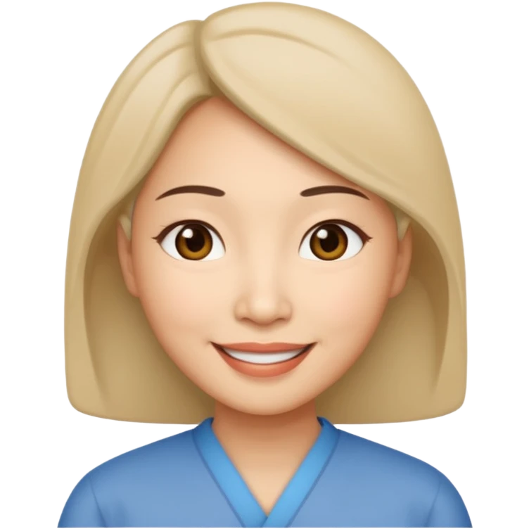 asian mother face only emoji