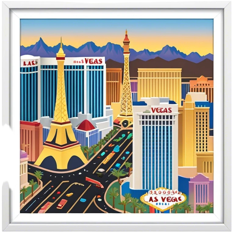 las vegas strip emoji