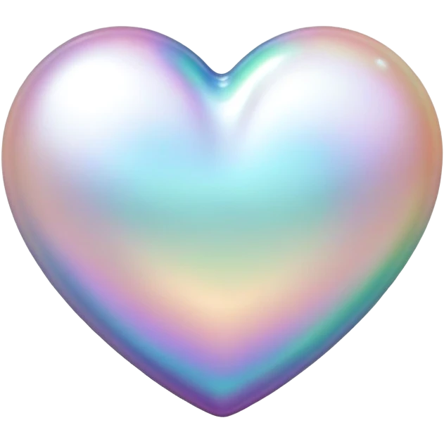 Pearl heart  emoji
