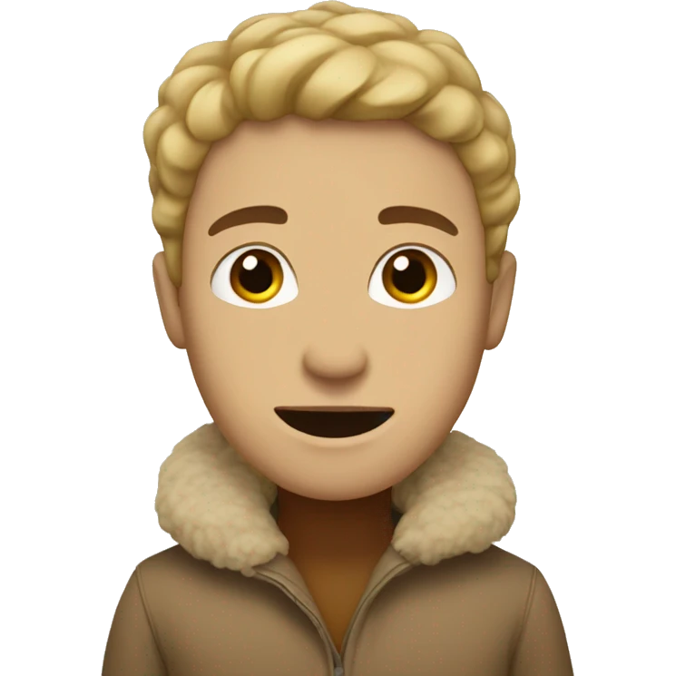 Beige winter emoji