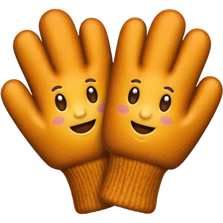 Fuzzy Gloves emoji