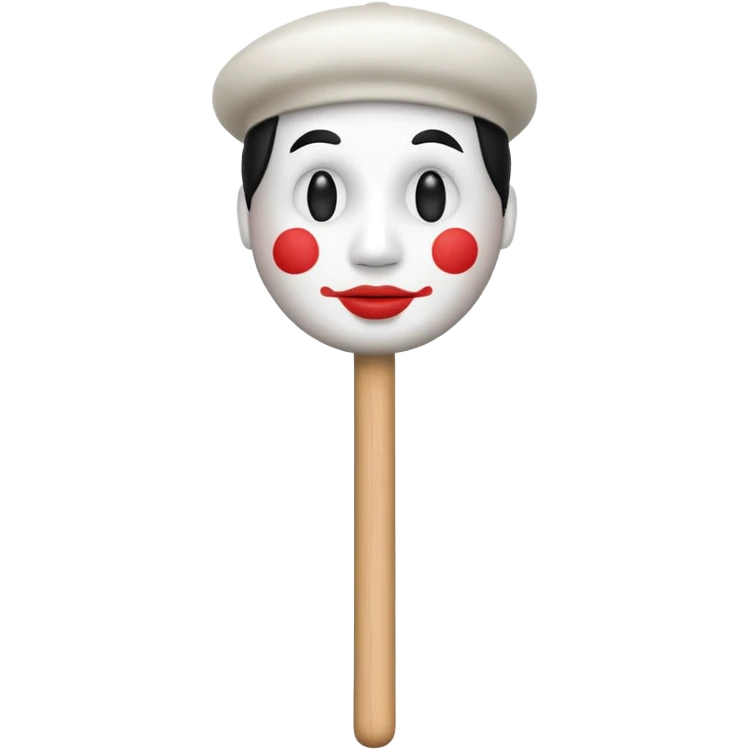 mime stick emoji
