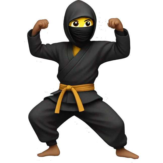 Ninja dancing emoji