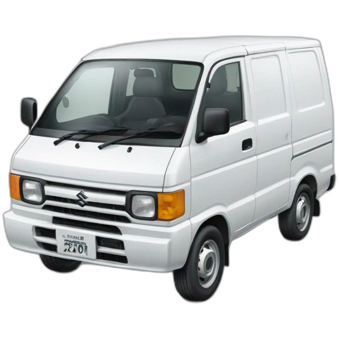 1991 suzuki carry white van emoji