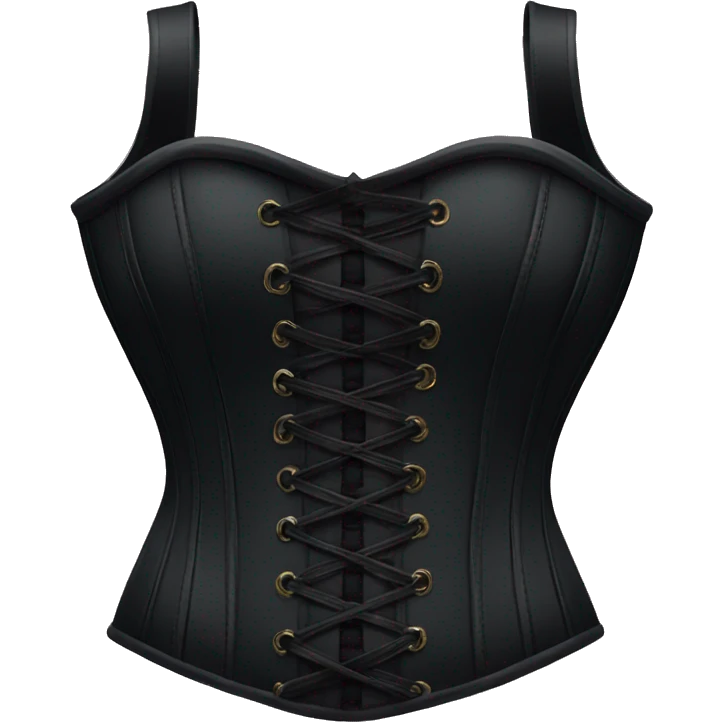 black corset emoji