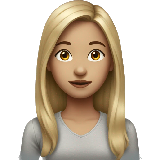 realistic portrait of a girl emoji