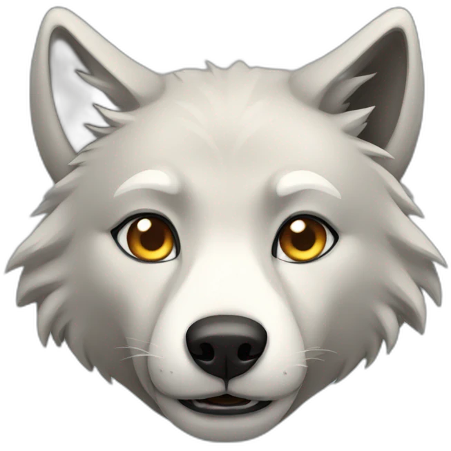 Female wolf  emoji