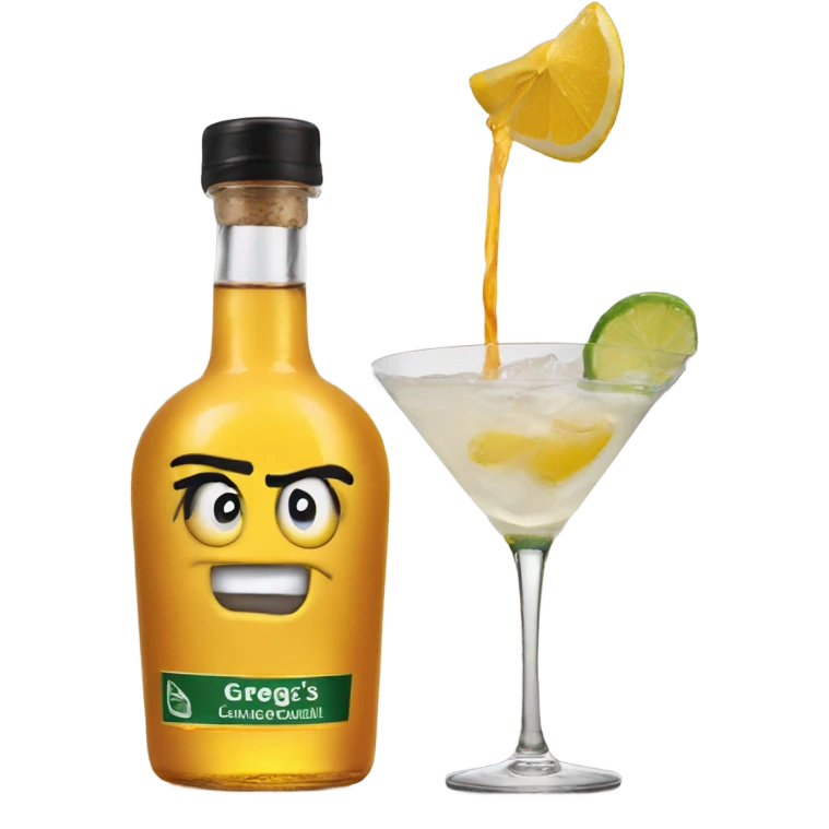 Gregg’s Bottled cocktail’s  emoji