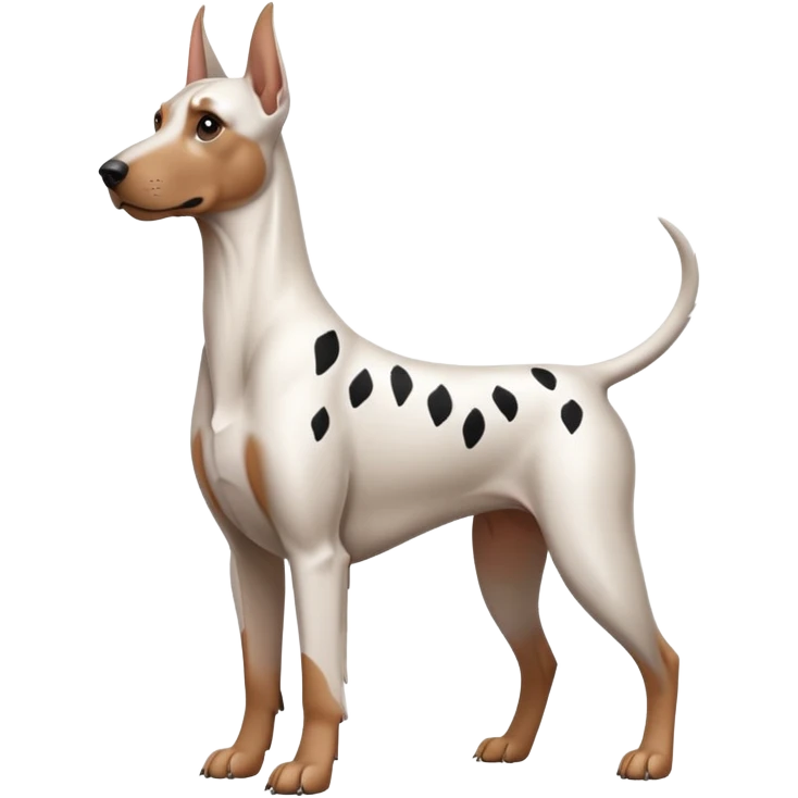 white doberman Y3 emoji