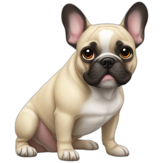french bulldog said hector emoji