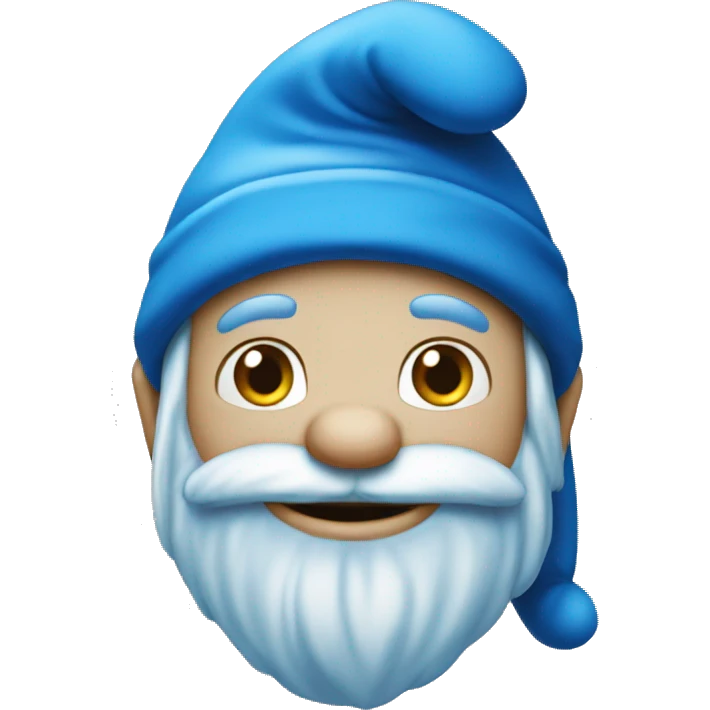 een smurf emoji