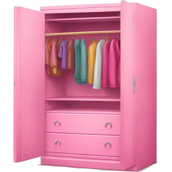 Pink closet emoji